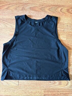 lululemon athletica Black Women's Crop Athletic Tank